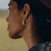 Eroz Slim Hoop Earrings