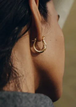 Eroz Slim Hoop Earrings